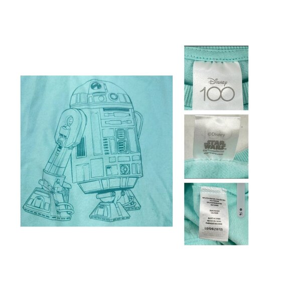 NWT - Disney Star Wars R2-D2 Girl's Pullover Sweatshirt - Picture 3 of 3